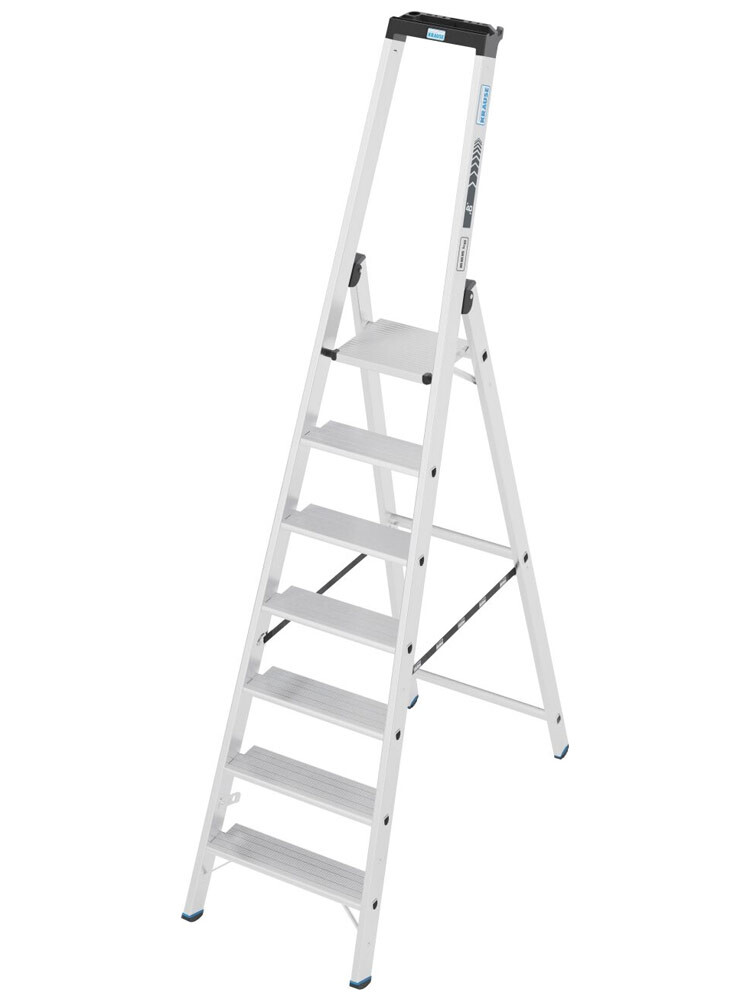 KRAUSE Stabilo drabina wolnostojąca 7-stopniowa o nośności 225 kg i stopniami o głębokości 135 mm